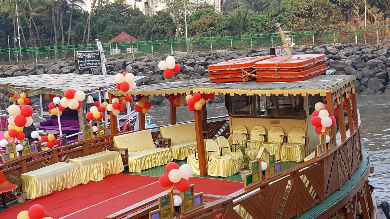 Birthday party on a private Kasimi ferry, Mumbai