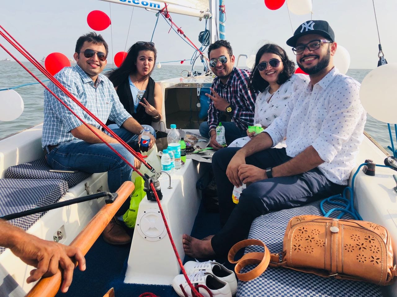 Corporate evening on a private yacht, Mumbai