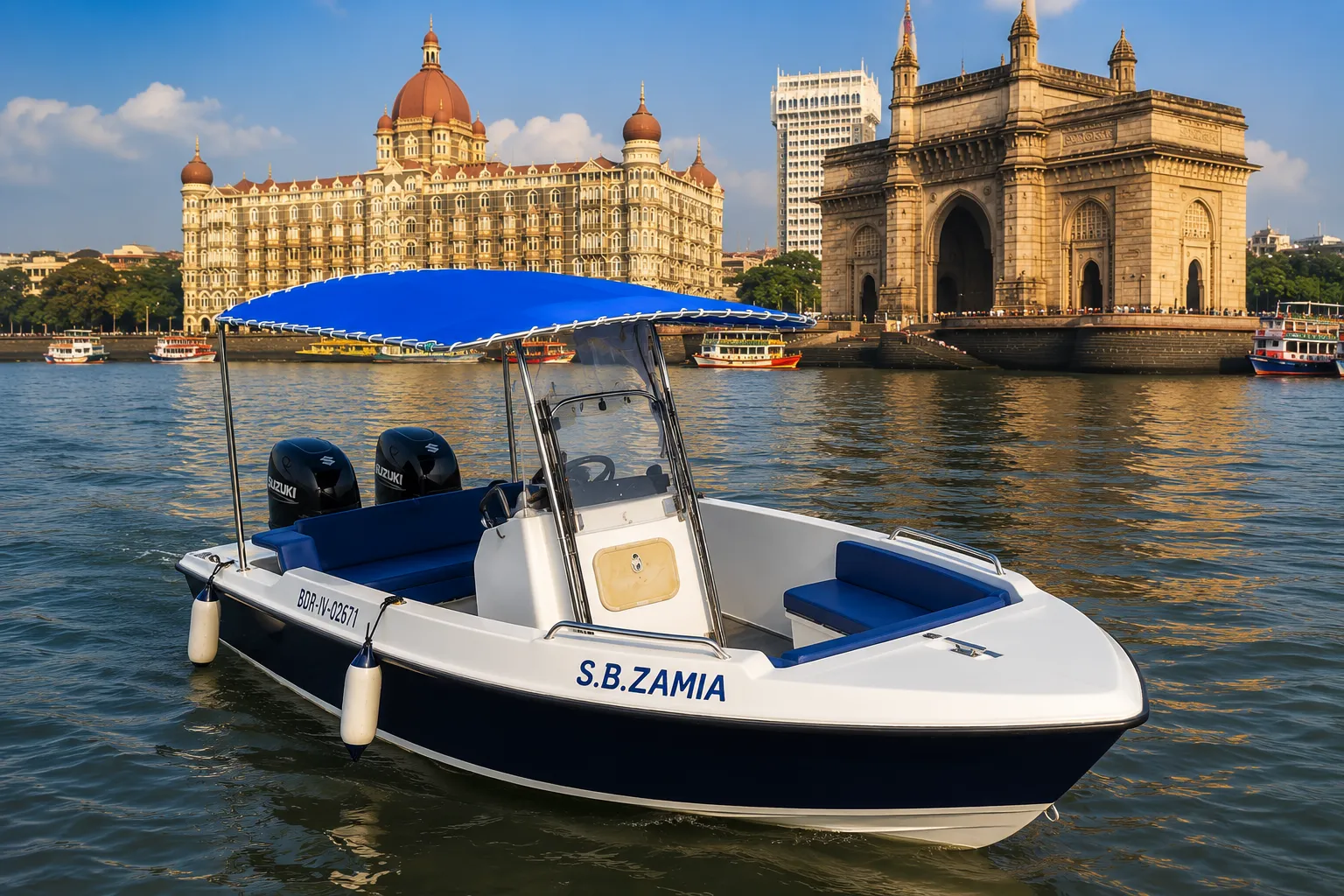 S.B Zamia, Kasimi's 8-seater private speed boat